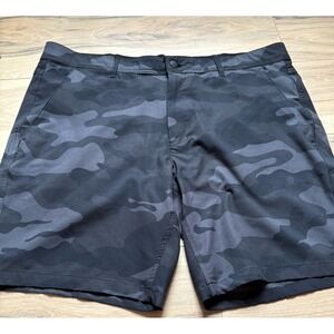 George Gray Black Camo Print Above the Knee Shorts Lightweight Golf Men's‎ 40